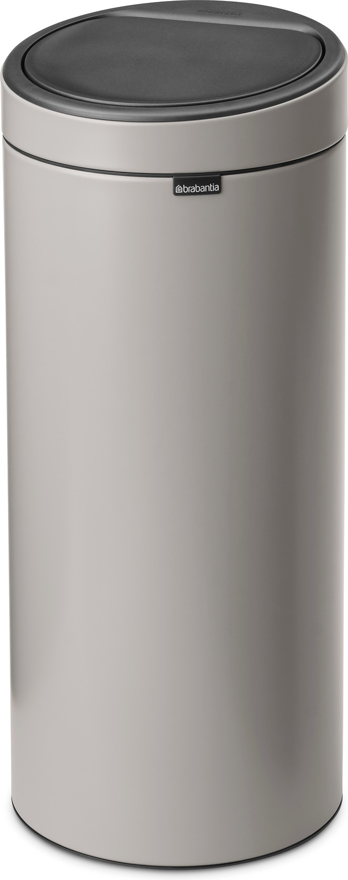 Brabantia Touch Bin Mülleimer 30 Liter Soft Grey rückseite