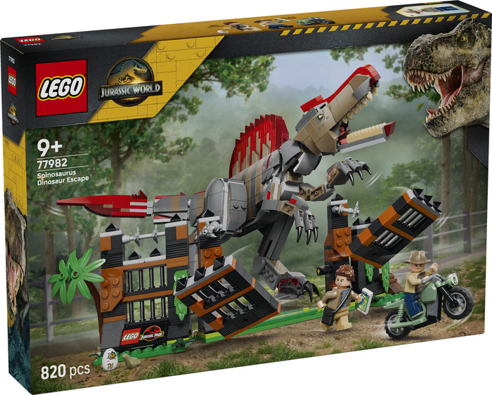 LEGO Jurassic World Flucht des Spinosaurus 77982 verpackung