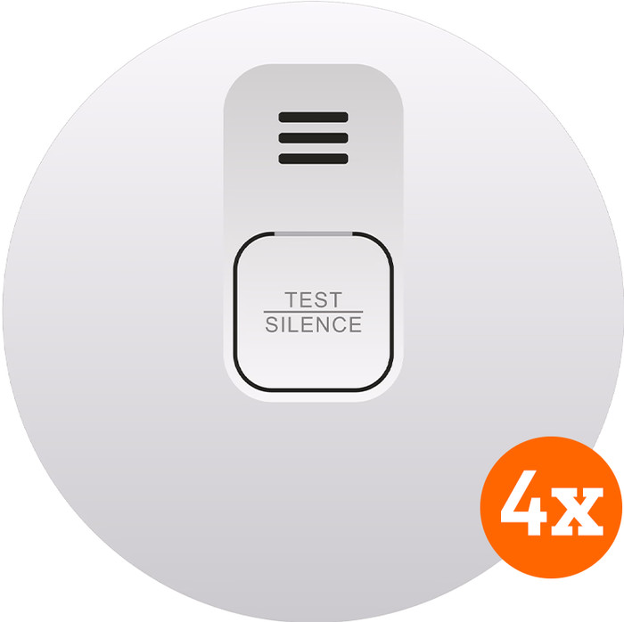 ELRO Blue Line CBFS25 Rauchmelder 4er-Pack (10 Jahre) Main Image