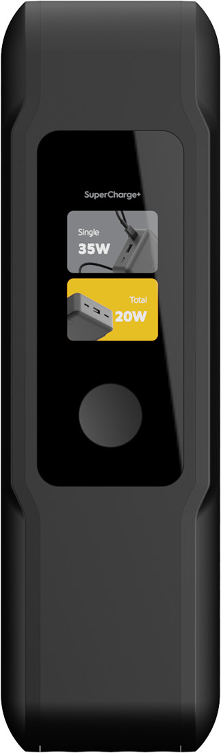 Xtorm NextGen 35 W Powerbank 20.000 mAh Schwarz linke seite