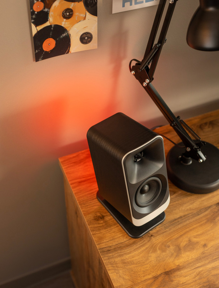 Klipsch ProMedia Lumina PC speakers product in use