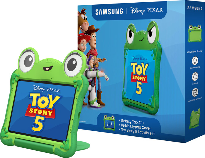 Samsung Galaxy Tab A11 Plus 11 inch 128GB WiFi Silver + Toy Story Lily Pad Kids Cover Main Image