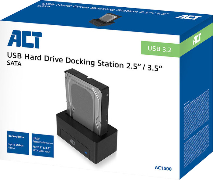 ACT AC1500 2,5"/3,5'' SATA Dockingstation null