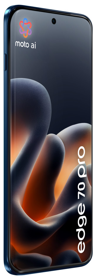 Motorola Edge 70 Pro 256GB Blau 5G vorne