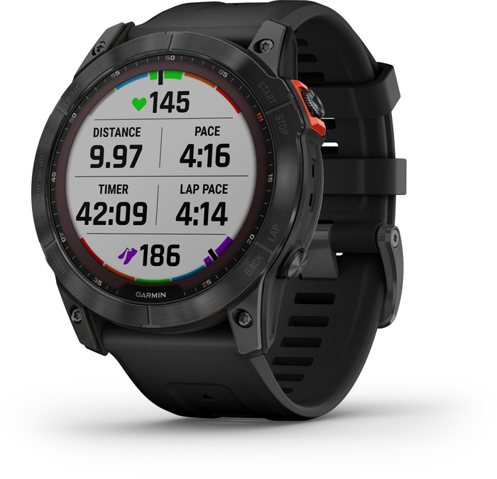 Garmin Fenix 7X Solar Schwarz 51 mm rechte seite