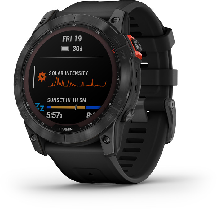Garmin Fenix 7X Solar Schwarz 51 mm rechte seite