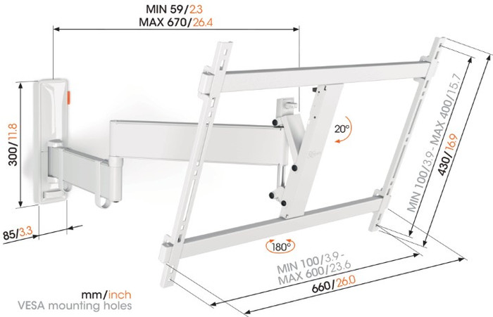 Vogel's Comfort 3645 Weiß null