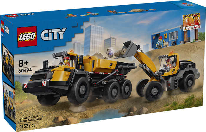 LEGO City Kipplaster und Schaufellader 60494 verpackung