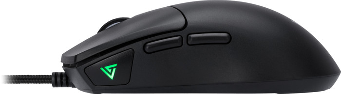 Vortech Pro Kabelgebundene Gaming-Maus Schwarz linke seite