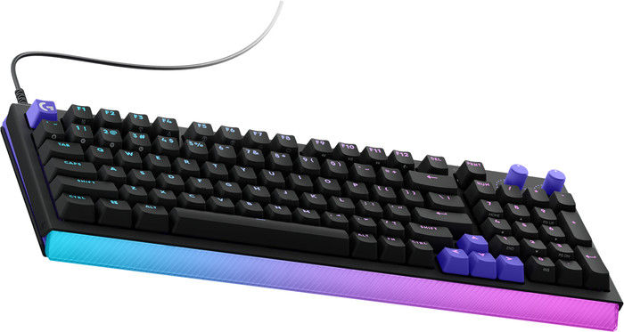 Logitech G512 X 98 Gaming-Tastatur QWERTZ Schwarz vorne