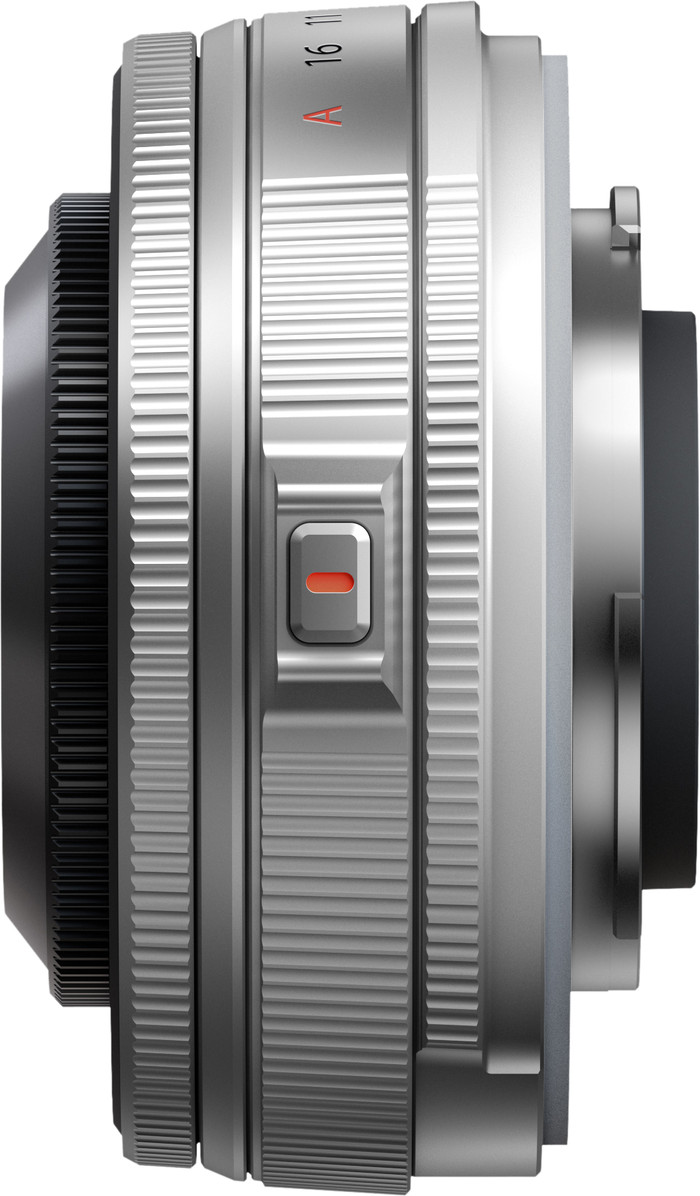 Fujifilm XF 23mm f/2.8 R WR Silber linke seite