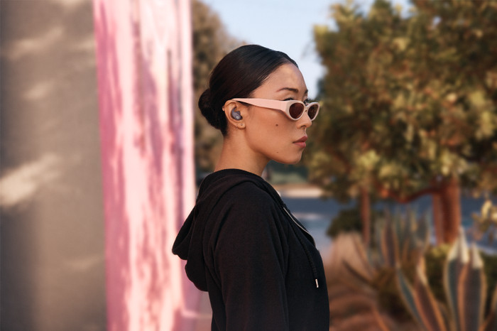 Beats Fit Pro Gray product in use