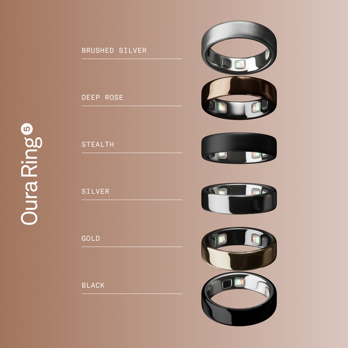 Oura Ring 5 Größe 13 Deep Rose visueller lieferant