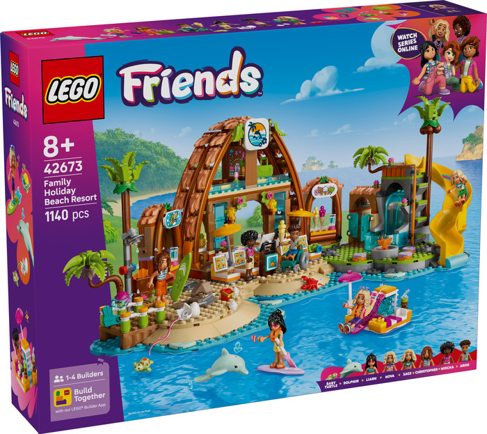 LEGO Familienurlaub im Strandresort 42673 verpackung