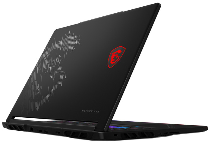 MSI Raider 16 Max HX B2WI-079 - 16" - Intel Core Ultra 9 - 32GB RAM/2TB SSD - RTX 5080 rückseite