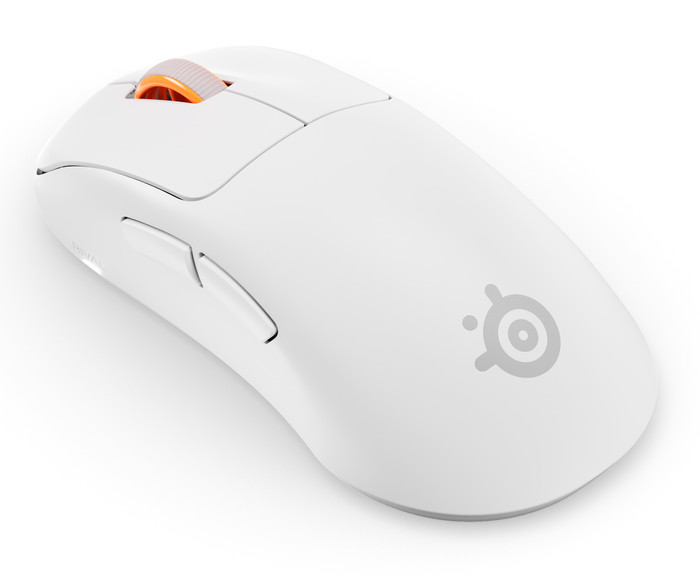 SteelSeries Rival Pro WL Mini Wireless Gaming Mouse White left side