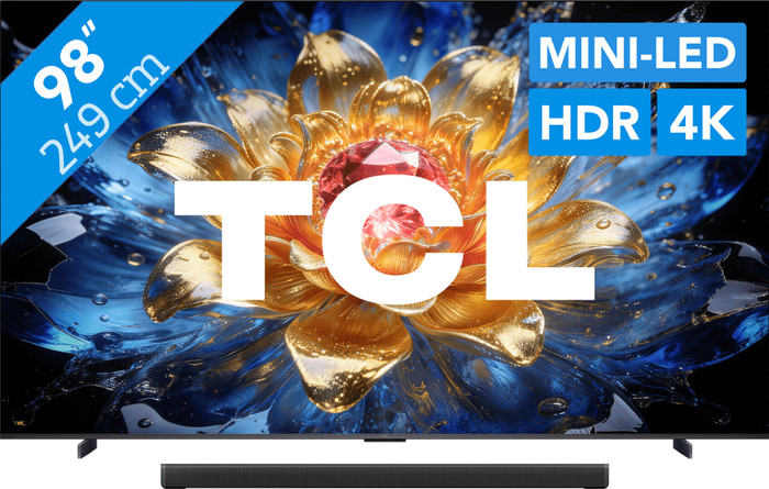 TCL QD Mini LED 98" T8D (2026) + TCL Q75K Main Image