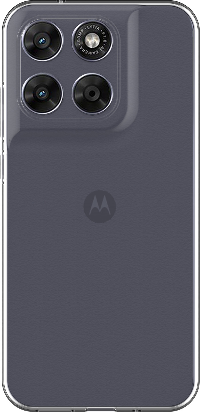Just in Case Soft Design Motorola Moto G67 / G77 Backcover Transparent Main Image