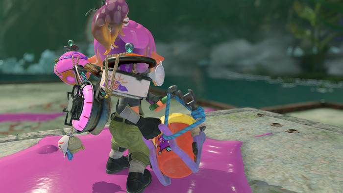 Splatoon Raiders Nintendo Switch 2 produkt in gebrauch