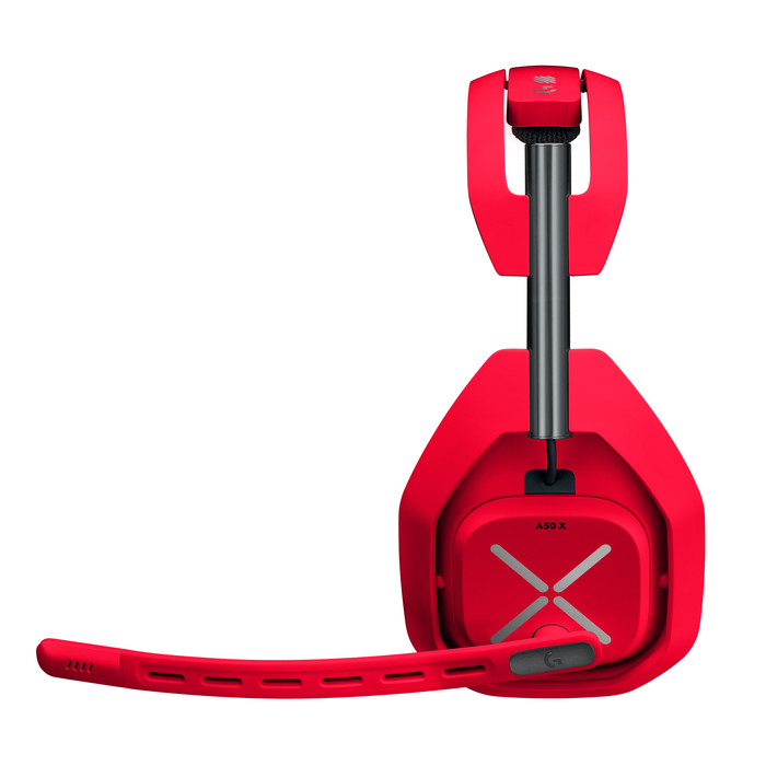 Logitech G Astro A50 X Rot linke seite