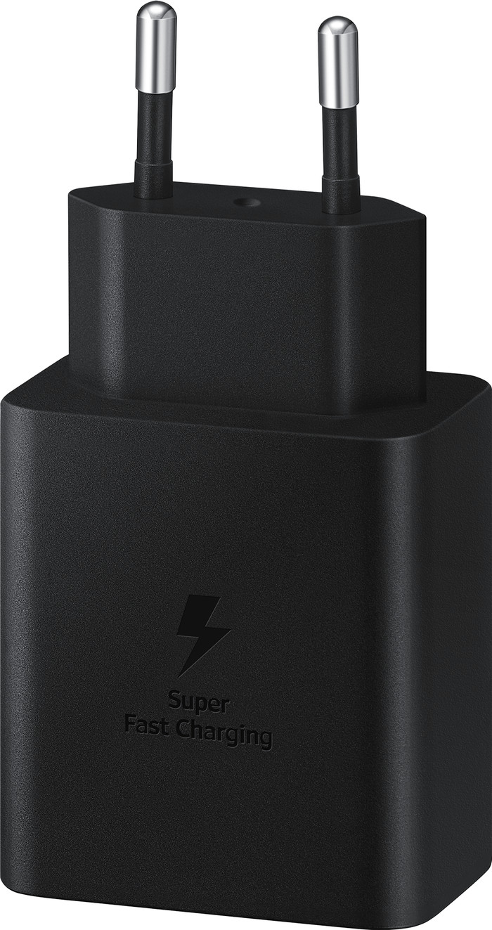 Samsung Super Fast Charging Ladegerät 45W + USB-C-Kabel 1,8 m Schwarz Kunststoff null