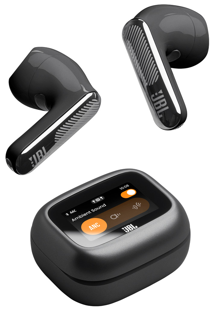 JBL Live Flex 4 Schwarz vorne