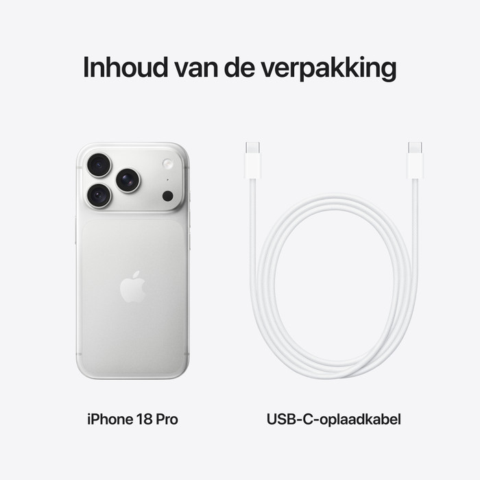 Apple iPhone 18 Pro 2TB Silver visual supplier
