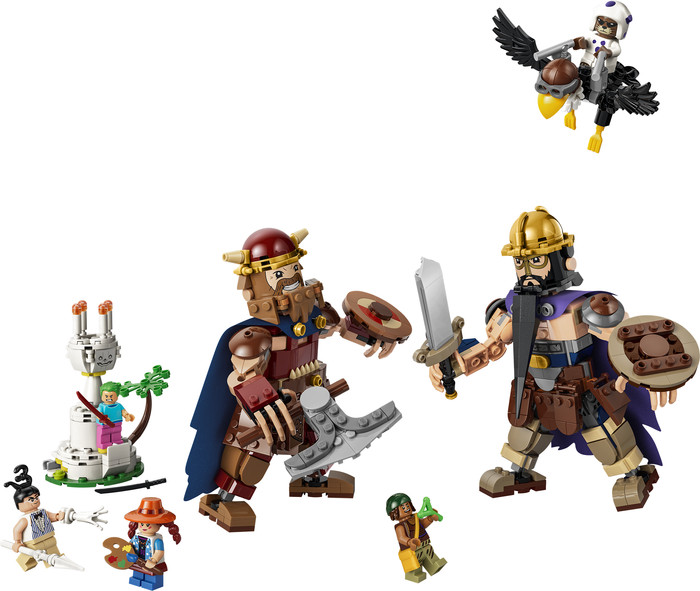 LEGO One Piece Dorry vs Brogy - Giants of Little Garden 75644 Main Image