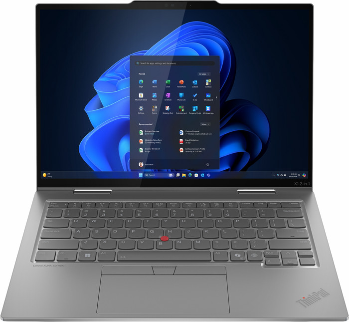 Lenovo ThinkPad X1 2-in-1 G10 (Intel) Copilot+ PC - 21NU003MMH QWERTY front