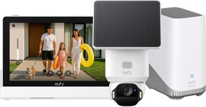 eufy SoloCam E42 + Homebase 3 + Smart Display E10 Main Image