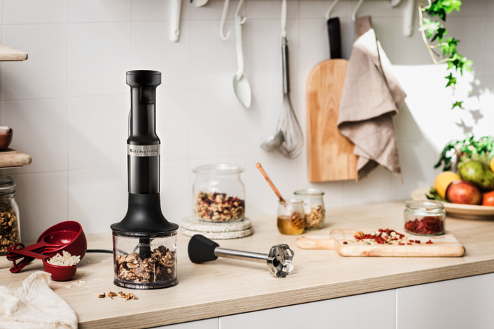 KitchenAid 5KHBV83EOB Onyx Schwarz produkt in gebrauch