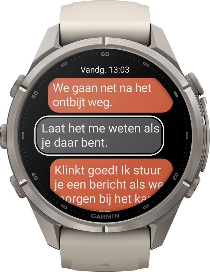 Garmin Fenix 9 Pro Titan LTE 43 mm vorne