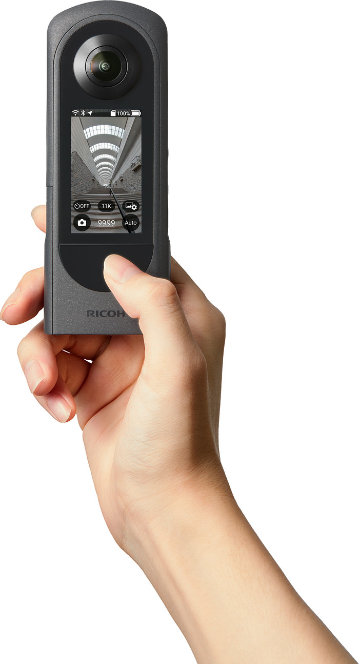Ricoh Theta X product in use