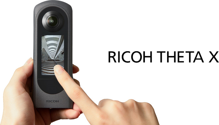 Ricoh Theta X product in use
