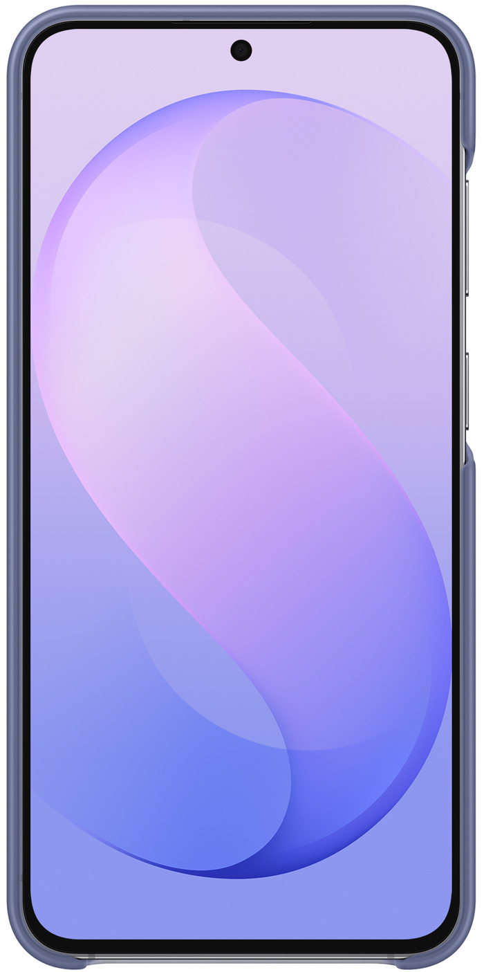Samsung Galaxy S26 FE Backcover aus Silikon mit Magnet Lila unten