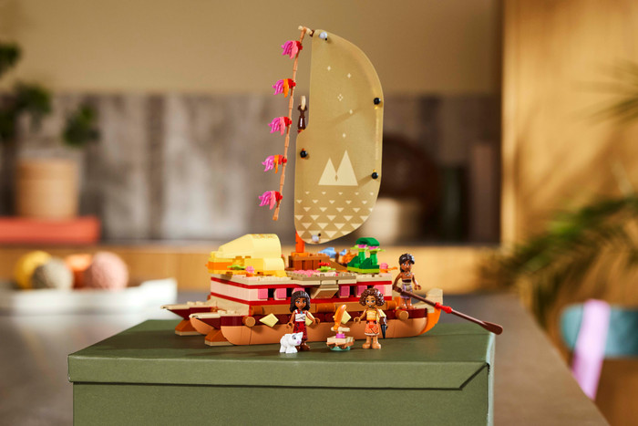 LEGO Disney Princess Vaianas Abenteuerfloß 43270 produkt in gebrauch