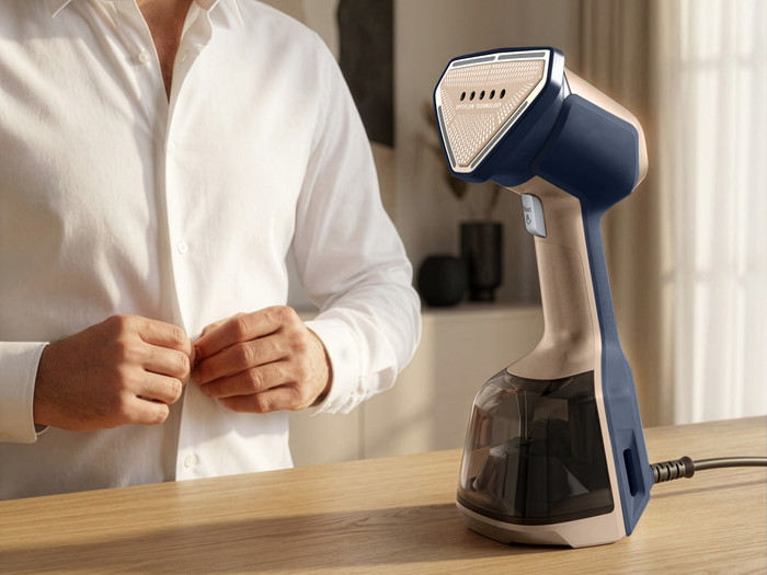 Tefal AeroSteam Elite DT9620 product in use