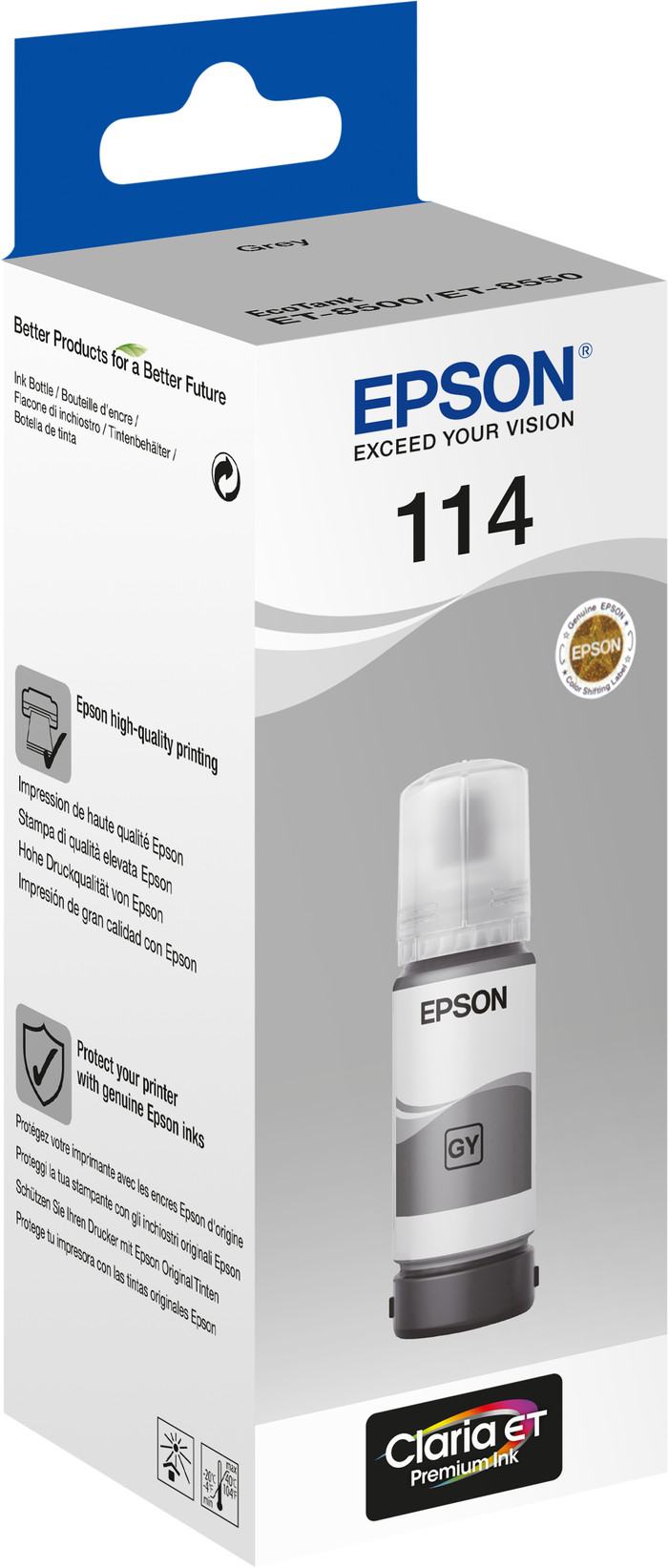 Epson 114 Tintenflasche Grau null
