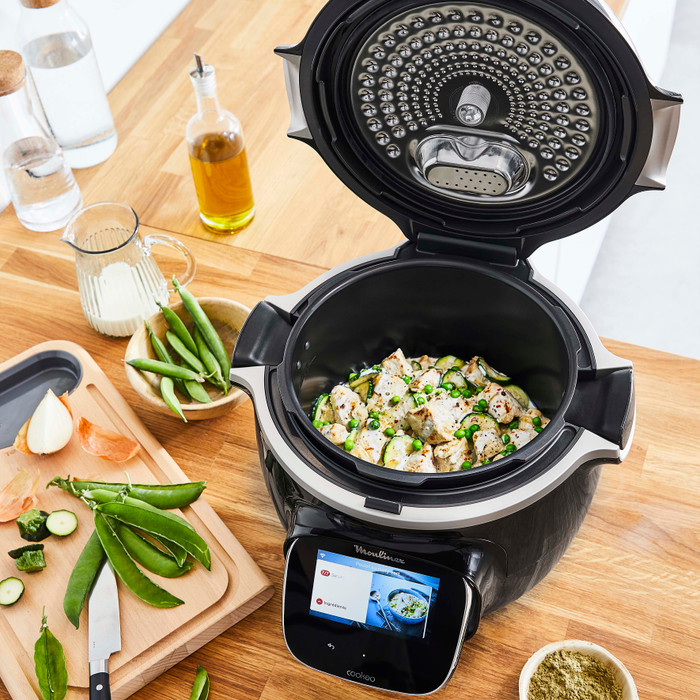 Moulinex Cookeo Touch WLAN CE902800 Schwarz produkt in gebrauch