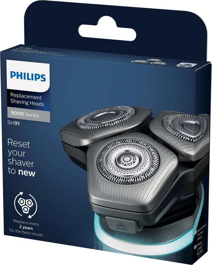 Philips Shaver Series 9000 SH91/50 Scherköpfe verpackung