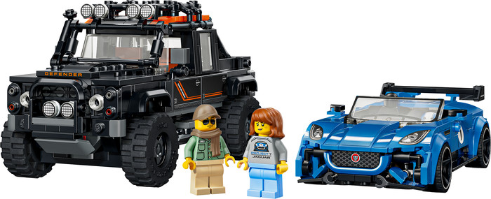LEGO Speed Champions Jaguar Project 7 & Land Rover Defender 77264 Main Image