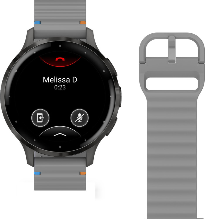 Just in Case Silikon-Armband Grau für Garmin Venu 3S / 4 41 mm detail