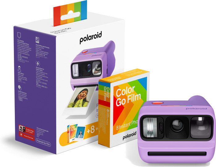 Polaroid Go Gen 3 Lila + Color Film (8 Stück) Main Image