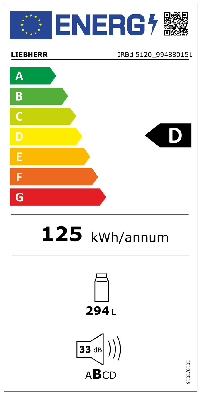 Liebherr IRBd 5120-22 energielabel
