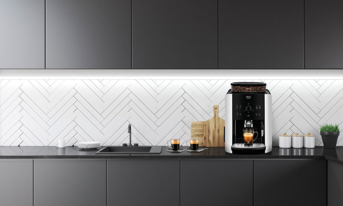 Krups EA8118 produkt in gebrauch