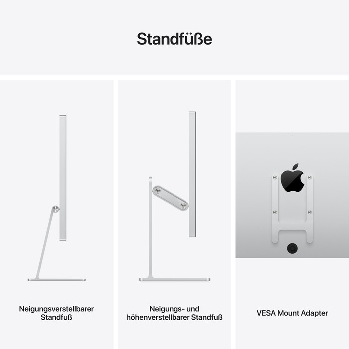 Apple Studio Display (neigbarer und höhenverstellbarer Ständer) visueller lieferant