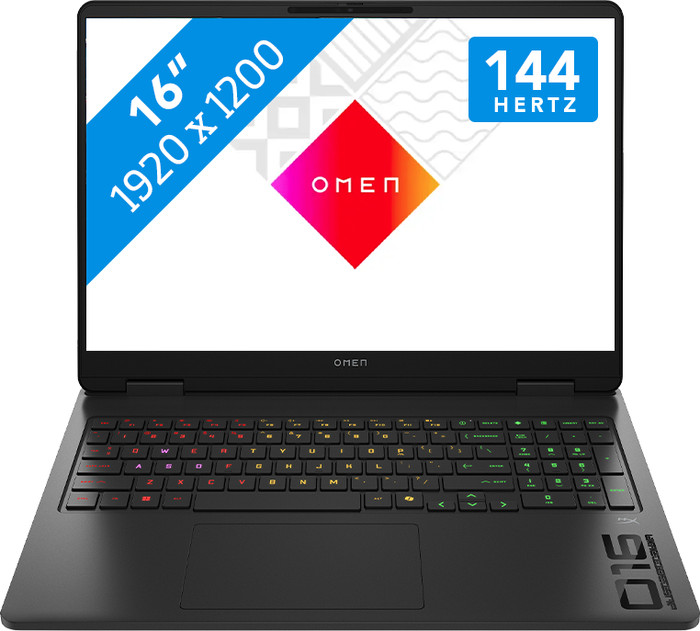 HP OMEN 16 16-ap0091ng - 16" - AMD Ryzen 9 - 16GB RAM/1TB SSD - RTX 5060 Main Image