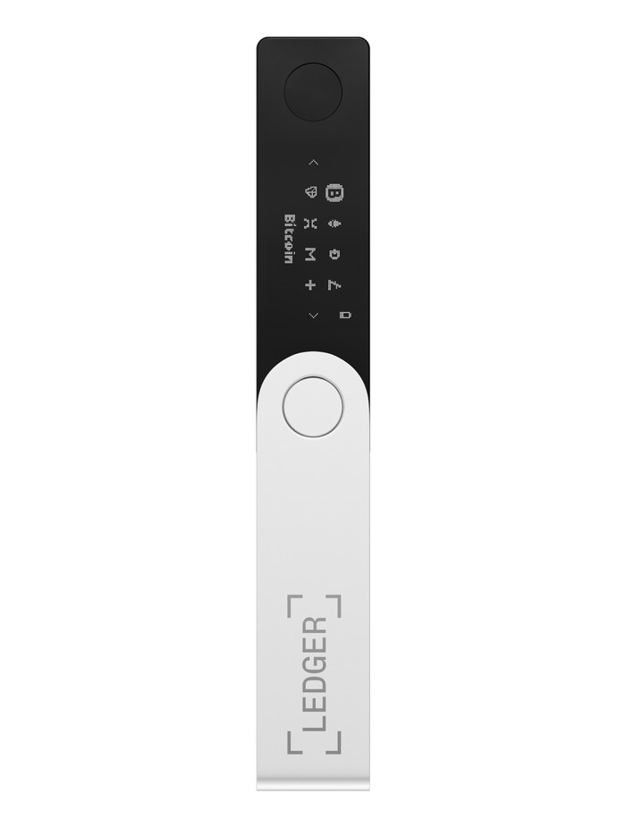Ledger Nano X Onyx Schwarz vorne