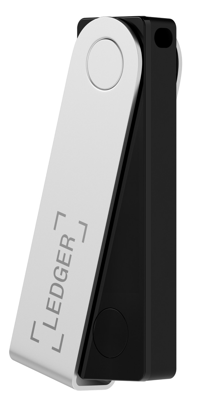 Ledger Nano X Onyx Schwarz vorne