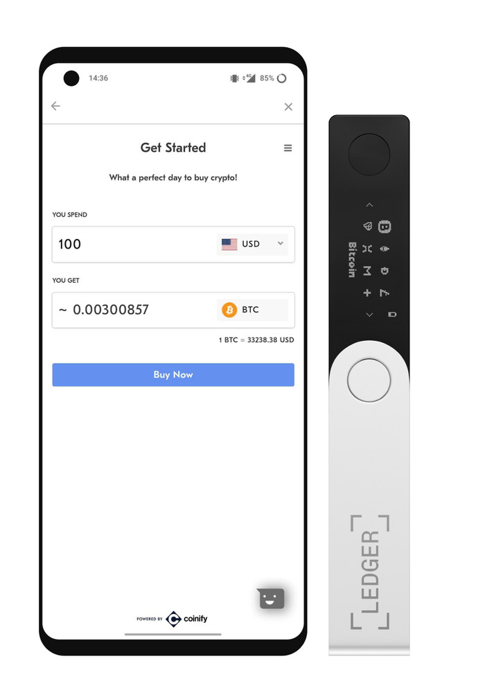 Ledger Nano X Onyx Schwarz visueller lieferant